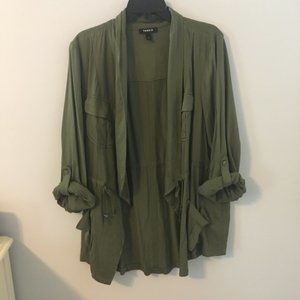 Green Torrid Utility Jacket